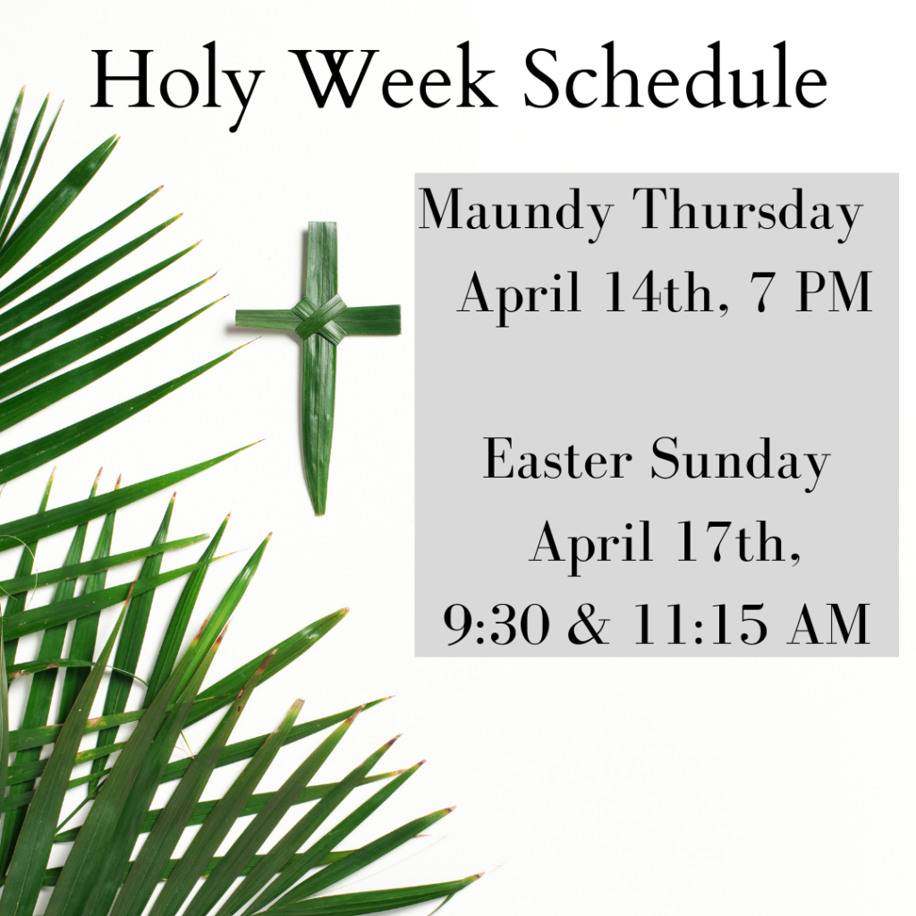 Holy Week Services – Eagle Heights Presbyterian Church PCA